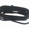 Black Leather Shoelaces